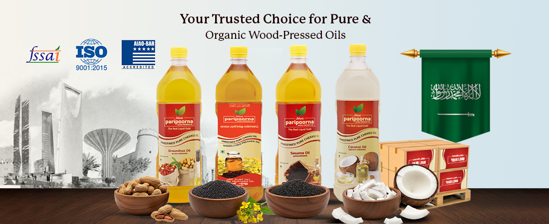 Premium natural edible oil crafted for quality cooking needs and supplied to customers across Saudi Arabia.