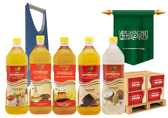Top cold-pressed oil manufacturer and exporter in Saudi Arabia producing 100% natural, chemical-free edible oils.