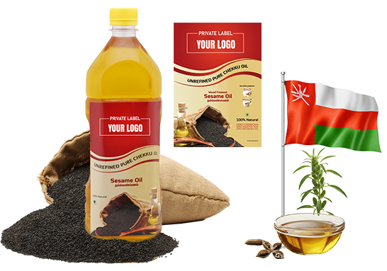 We supply private and white label cold-pressed sesame oil in Muscat, offering pure, natural, premium quality.