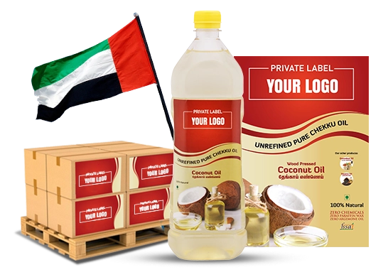 Exporting premium cold-pressed virgin coconut oil in bulk from Dubai for cooking, beauty, and wholesale supply.