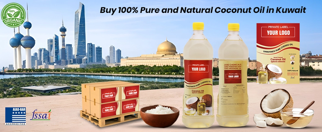High quality edible coconut oil exporter for retail, wholesale and food industries