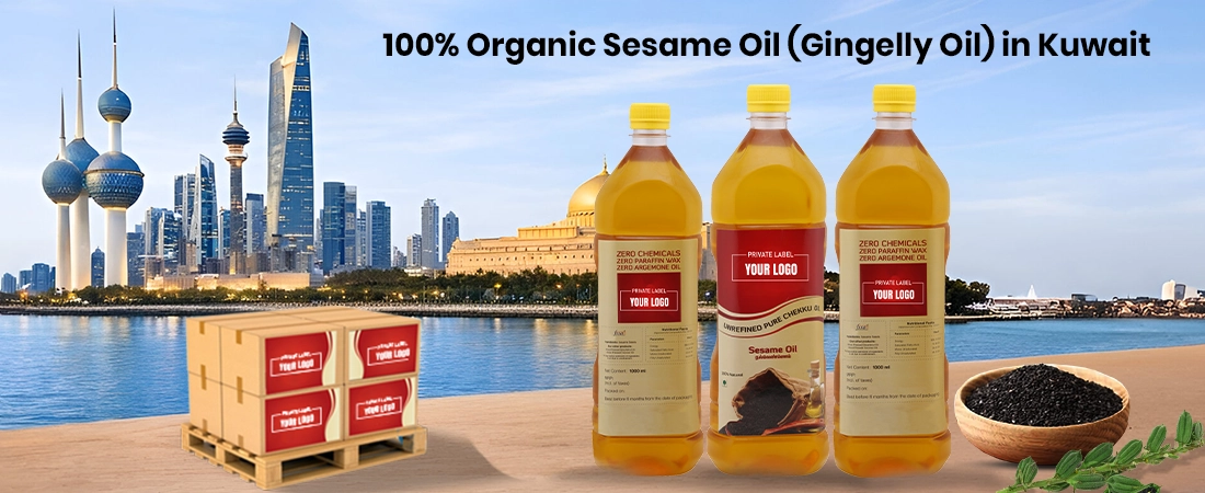 Premium grade sesame oil exporter and bulk supplier for Kuwait and global markets